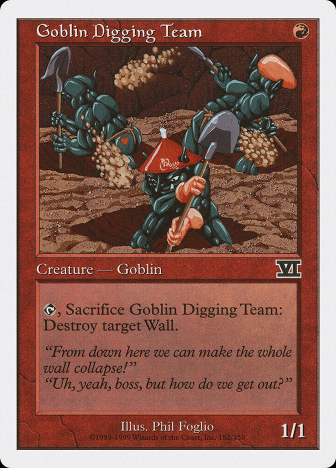 Goblin Digging Team [Classic Sixth Edition] | Card Merchant Takapuna