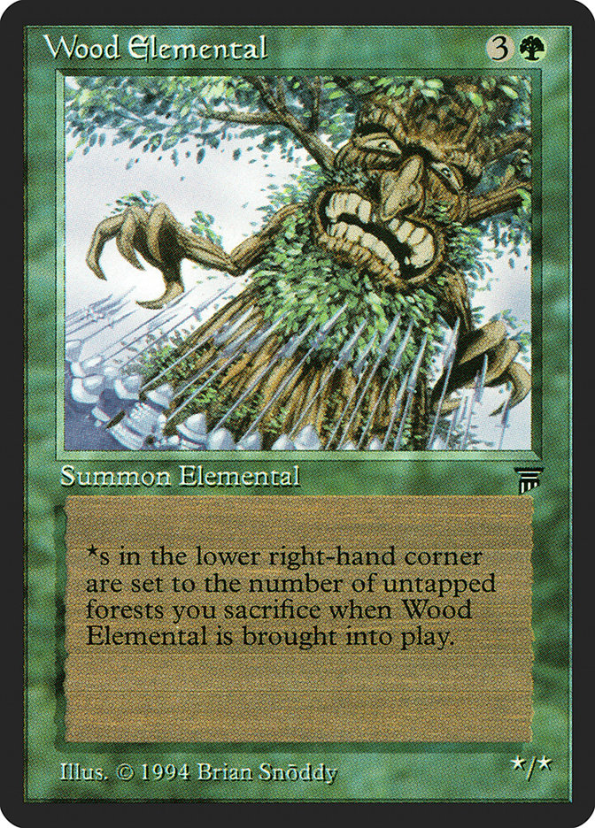 Wood Elemental [Legends] | Card Merchant Takapuna