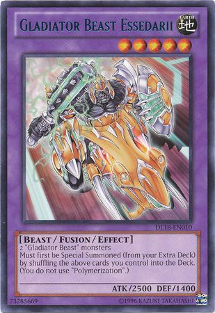 Gladiator Beast Essedarii (Blue) [DL18-EN010] Rare | Card Merchant Takapuna