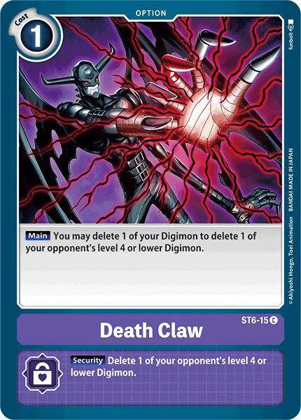 Death Claw [ST6-15] [Starter Deck: Venomous Violet] | Card Merchant Takapuna