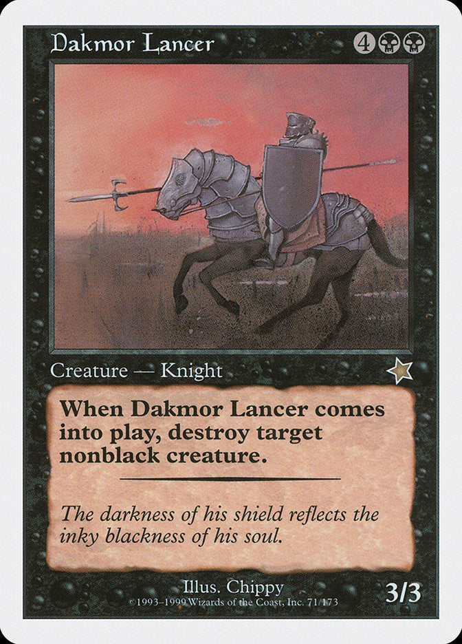 Dakmor Lancer [Starter 1999] | Card Merchant Takapuna