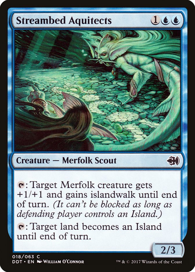 Streambed Aquitects [Duel Decks: Merfolk vs. Goblins] | Card Merchant Takapuna