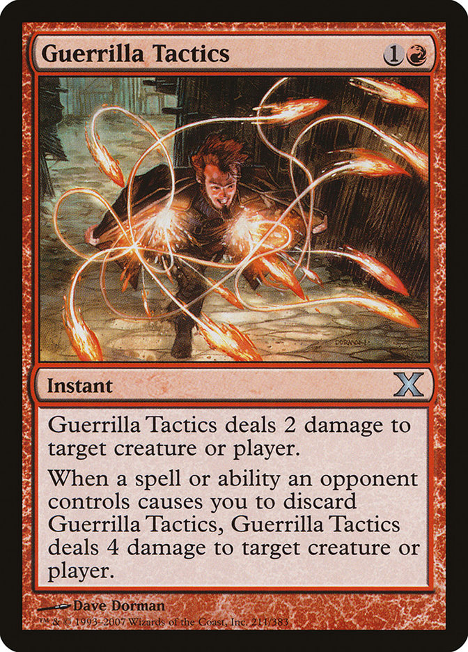 Guerrilla Tactics [Tenth Edition] | Card Merchant Takapuna