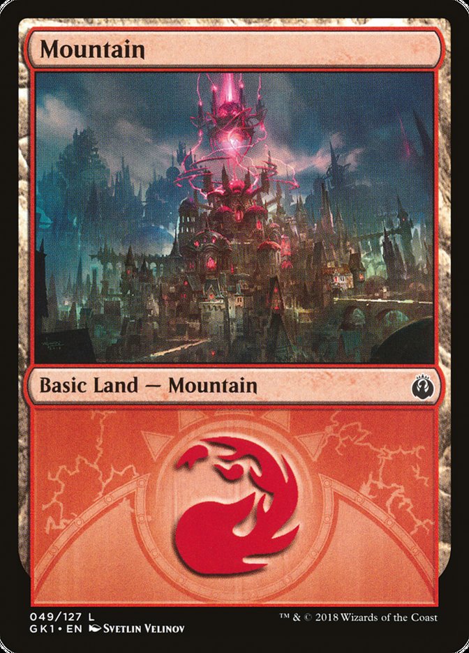 Mountain (49) [Guilds of Ravnica Guild Kit] | Card Merchant Takapuna