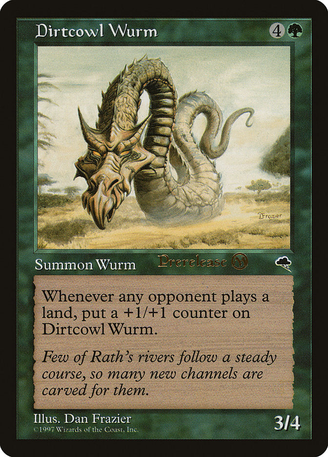 Dirtcowl Wurm [Tempest Promos] | Card Merchant Takapuna