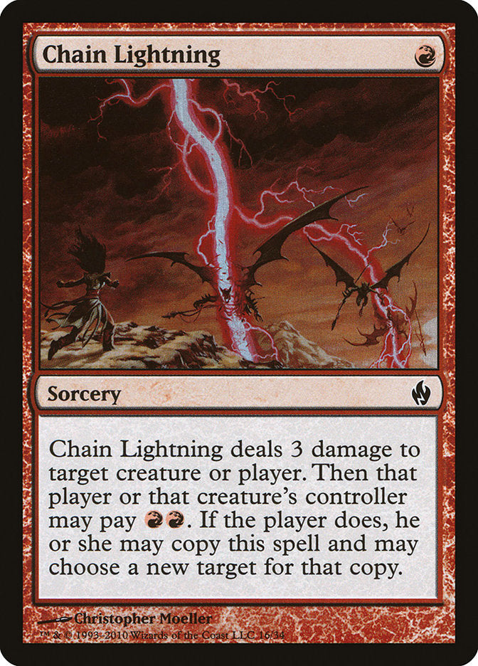 Chain Lightning [Premium Deck Series: Fire and Lightning] | Card Merchant Takapuna