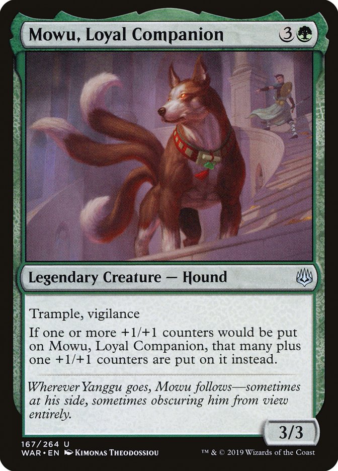 Mowu, Loyal Companion [War of the Spark] | Card Merchant Takapuna