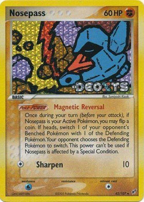 Nosepass (42/107) (Stamped) [EX: Deoxys] | Card Merchant Takapuna