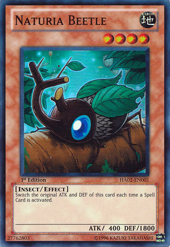 Naturia Beetle [HA02-EN001] Super Rare | Card Merchant Takapuna