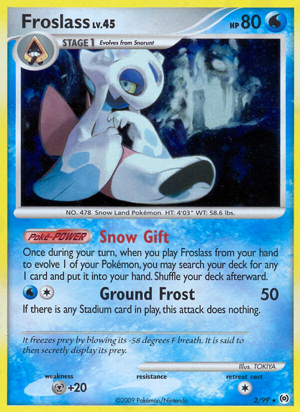 Froslass (2/99) [Platinum: Arceus] | Card Merchant Takapuna