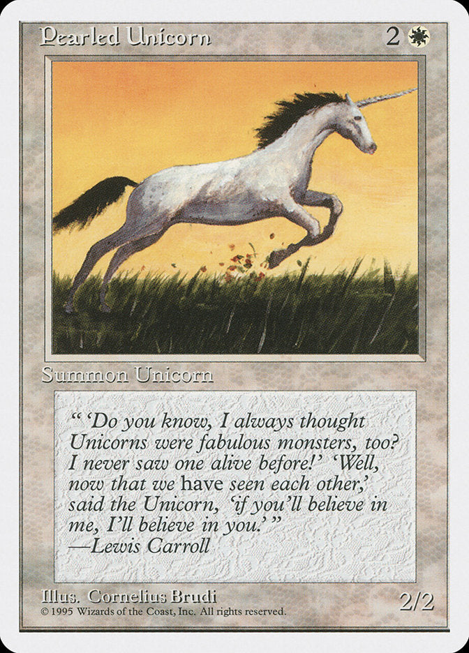 Pearled Unicorn [Fourth Edition] | Card Merchant Takapuna