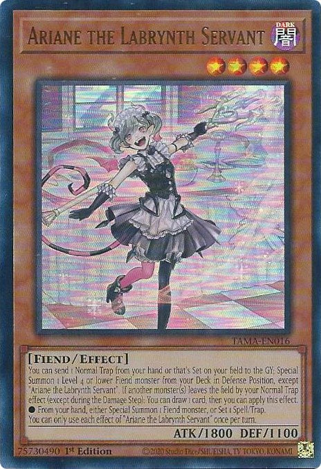 Ariane the Labrynth Servant [TAMA-EN016] Ultra Rare | Card Merchant Takapuna