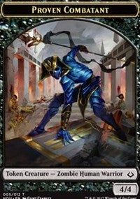 Proven Combatant // Cat Double-Sided Token [Hour of Devastation Tokens] | Card Merchant Takapuna