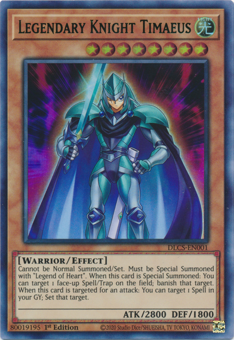 Legendary Knight Timaeus (Green) [DLCS-EN001] Ultra Rare | Card Merchant Takapuna