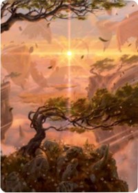 Windswept Heath Art Card [Zendikar Rising Art Series] | Card Merchant Takapuna