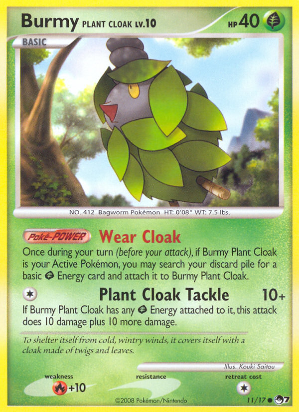 Burmy Plant Cloak (11/17) [POP Series 7] | Card Merchant Takapuna