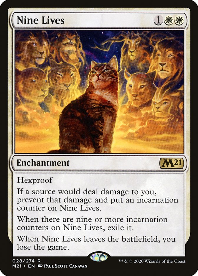 Nine Lives [Core Set 2021] | Card Merchant Takapuna