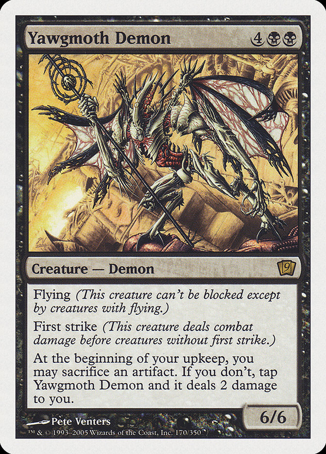 Yawgmoth Demon [Ninth Edition] | Card Merchant Takapuna