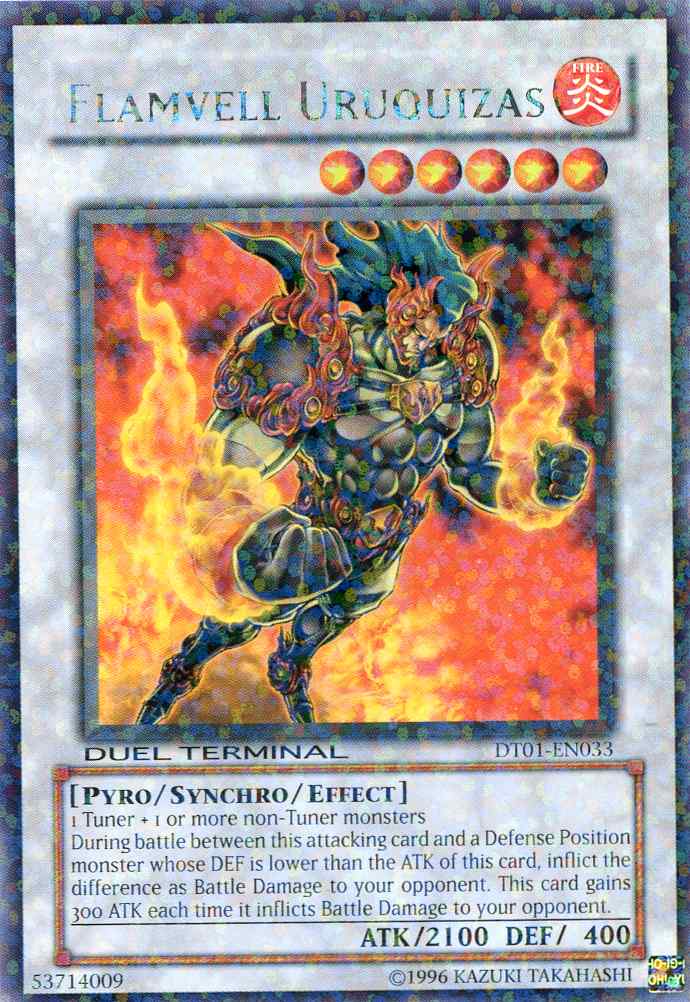 Flamvell Uruquizas [DT01-EN033] Rare | Card Merchant Takapuna