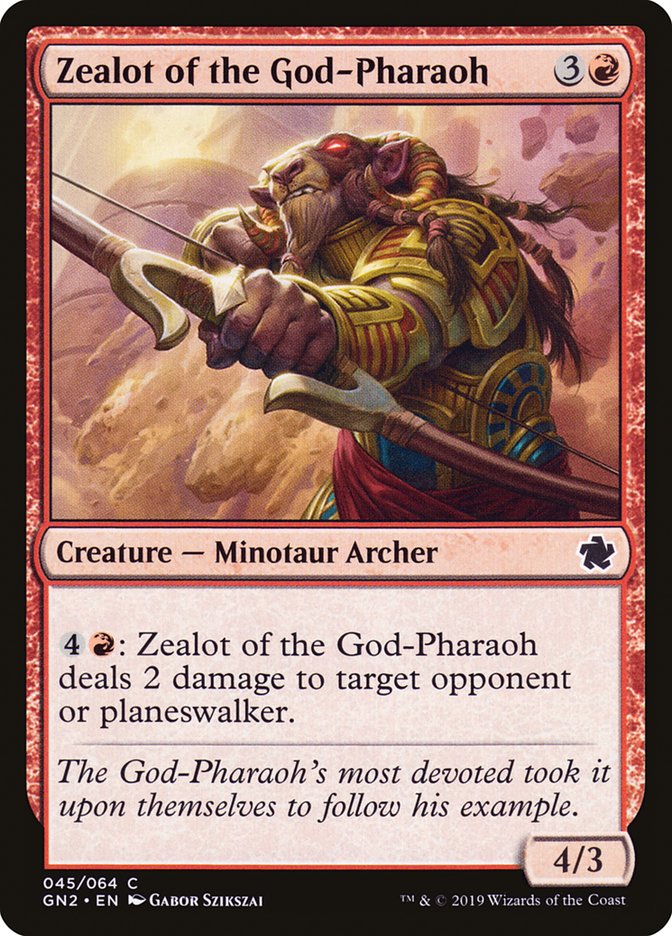 Zealot of the God-Pharaoh [Game Night 2019] | Card Merchant Takapuna