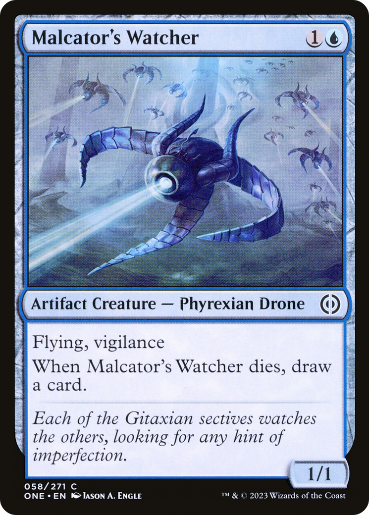 Malcator's Watcher [Phyrexia: All Will Be One] | Card Merchant Takapuna