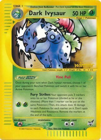 Dark Ivysaur (6) (Winner) (Jumbo Card) [Best of Promos] | Card Merchant Takapuna