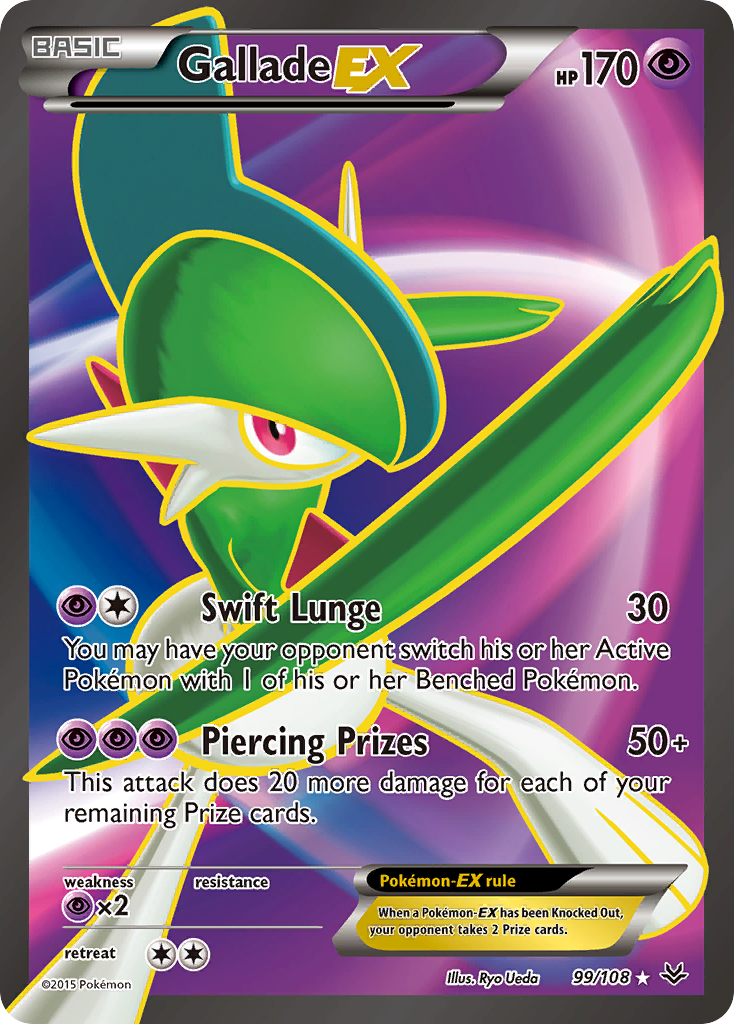 Gallade EX (99/108) [XY: Roaring Skies] | Card Merchant Takapuna