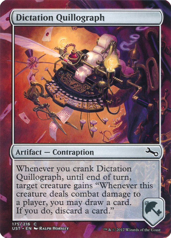 Dictation Quillograph [Unstable] | Card Merchant Takapuna