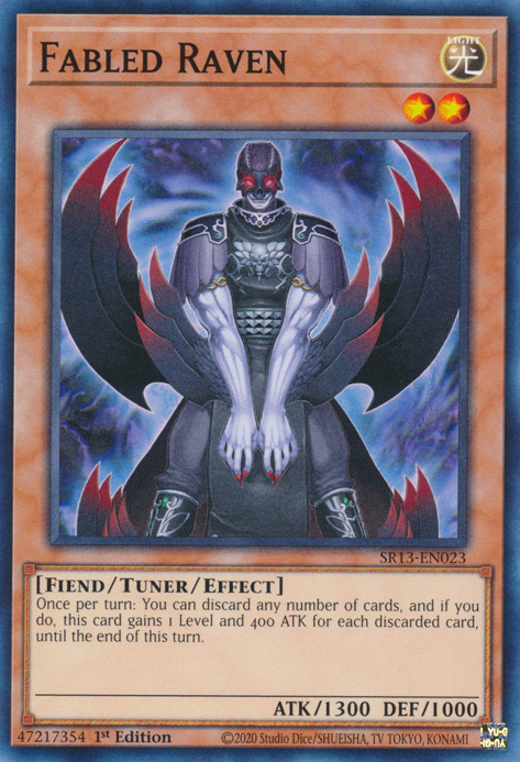 Fabled Raven [SR13-EN023] Common | Card Merchant Takapuna