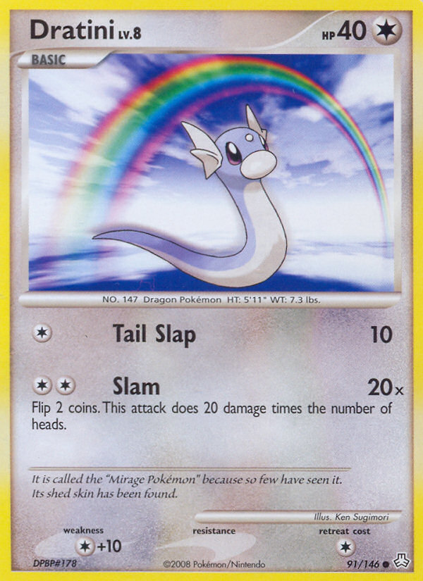 Dratini (91/146) [Diamond & Pearl: Legends Awakened] | Card Merchant Takapuna