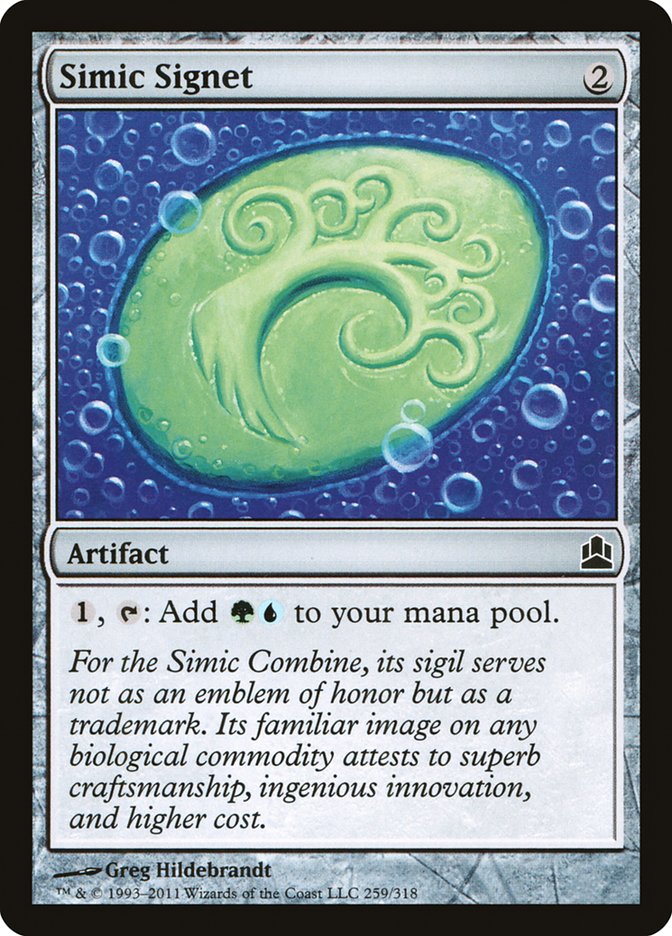 Simic Signet [Commander 2011] | Card Merchant Takapuna