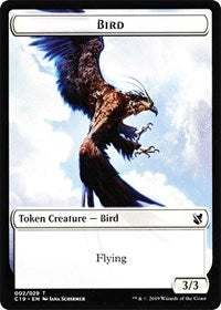 Bird (002) // Sculpture Double-Sided Token [Commander 2019 Tokens] | Card Merchant Takapuna