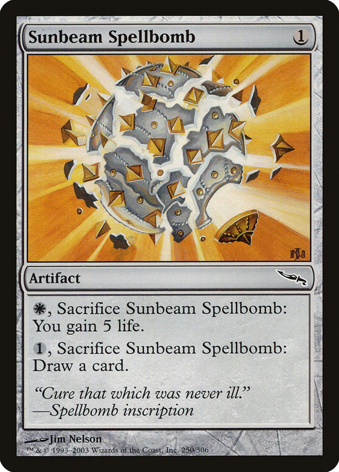 Sunbeam Spellbomb [Mirrodin] | Card Merchant Takapuna