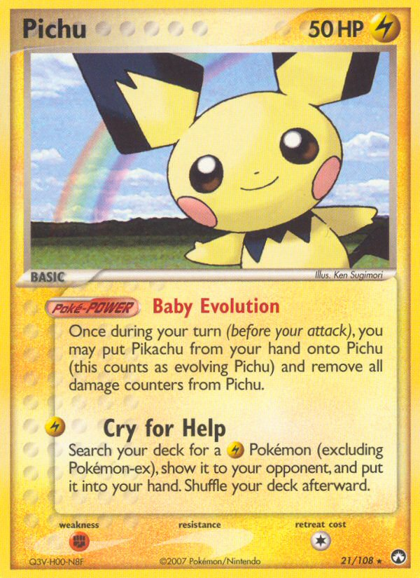 Pichu (21/108) [EX: Power Keepers] | Card Merchant Takapuna