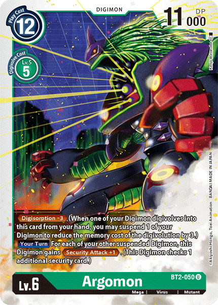 Argomon [BT2-050] [Release Special Booster Ver.1.5] | Card Merchant Takapuna