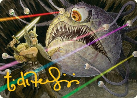 Hive of the Eye Tyrant Art Card (Gold-Stamped Signature) [Dungeons & Dragons: Adventures in the Forgotten Realms Art Series] | Card Merchant Takapuna