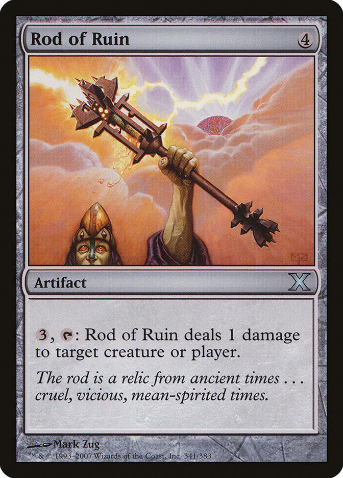 Rod of Ruin [Tenth Edition] | Card Merchant Takapuna