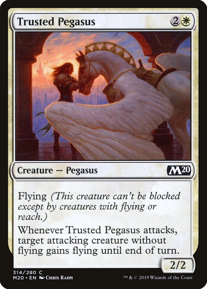 Trusted Pegasus [Core Set 2020] | Card Merchant Takapuna