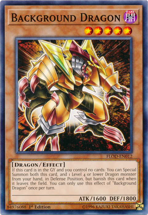 Background Dragon [FLOD-EN012] Common | Card Merchant Takapuna