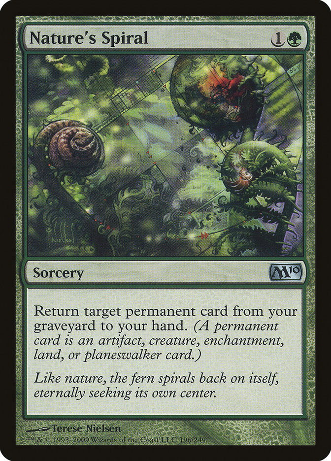 Nature's Spiral [Magic 2010] | Card Merchant Takapuna