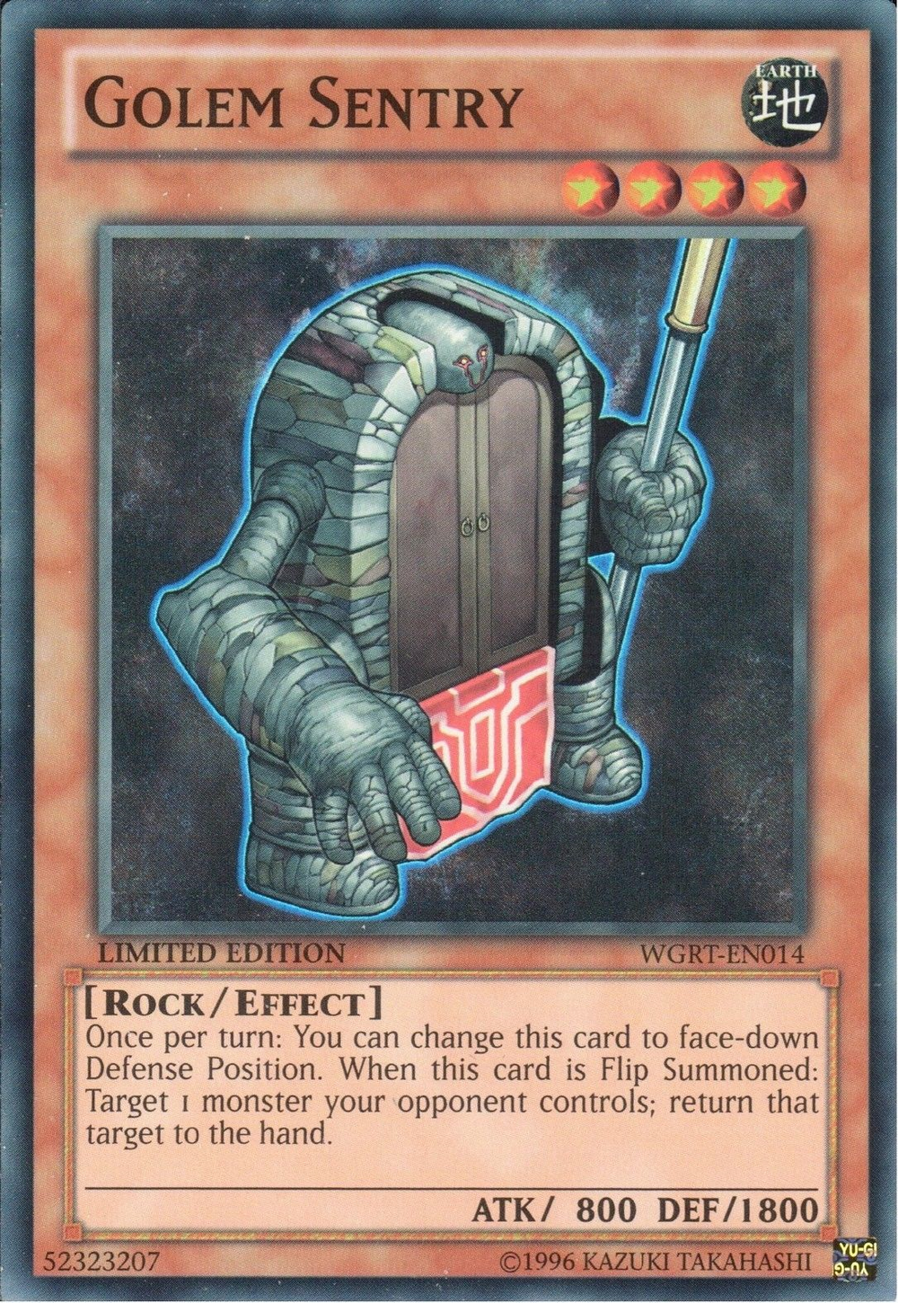 Golem Sentry [WGRT-EN014] Super Rare | Card Merchant Takapuna