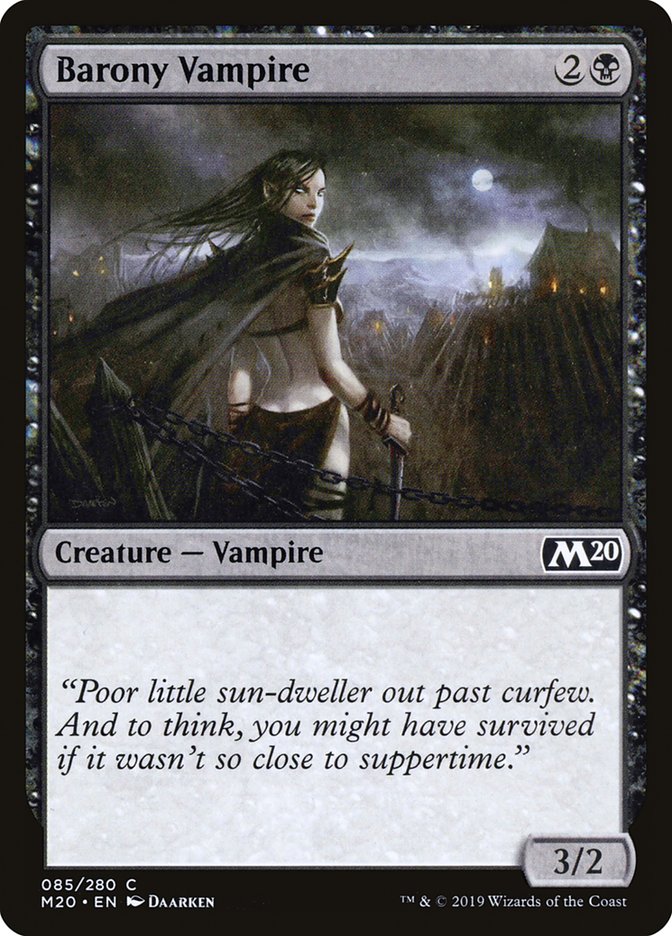 Barony Vampire [Core Set 2020] | Card Merchant Takapuna