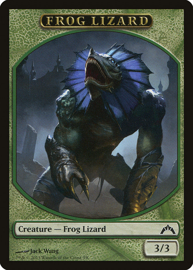 Frog Lizard Token [Gatecrash Tokens] | Card Merchant Takapuna