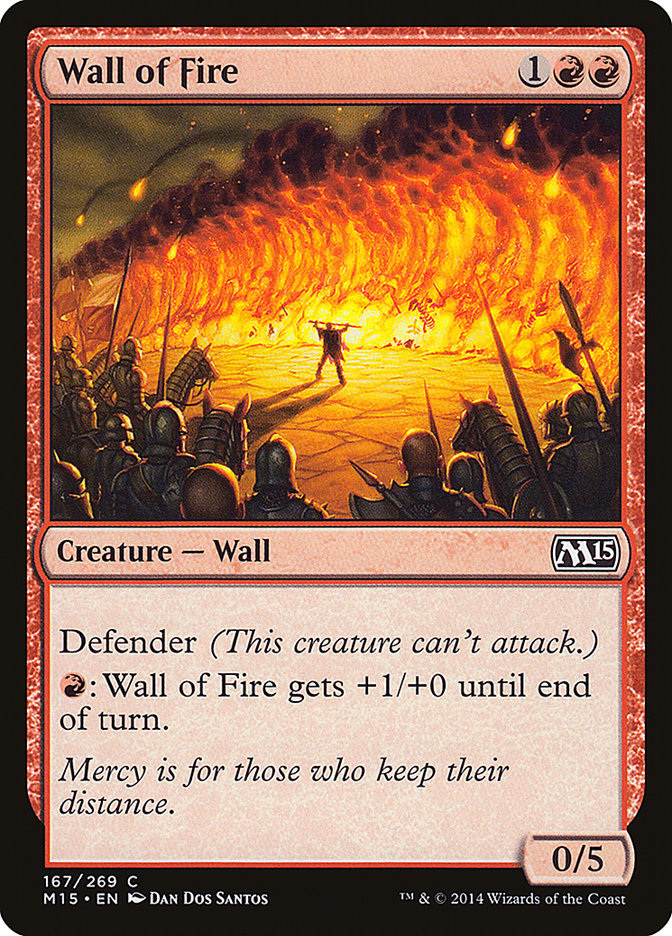 Wall of Fire [Magic 2015] | Card Merchant Takapuna