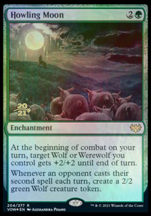 Howling Moon [Innistrad: Crimson Vow Prerelease Promos] | Card Merchant Takapuna