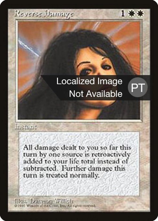 Reverse Damage [Fourth Edition (Foreign Black Border)] | Card Merchant Takapuna