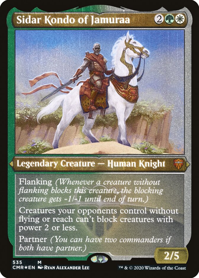 Sidar Kondo of Jamuraa (Etched) [Commander Legends] | Card Merchant Takapuna