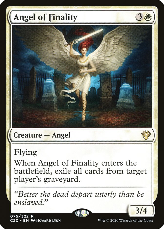 Angel of Finality [Commander 2020] | Card Merchant Takapuna