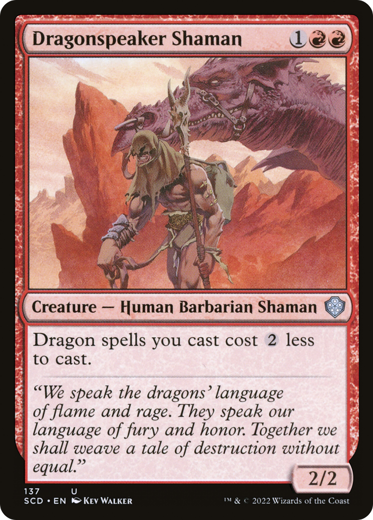 Dragonspeaker Shaman [Starter Commander Decks] | Card Merchant Takapuna