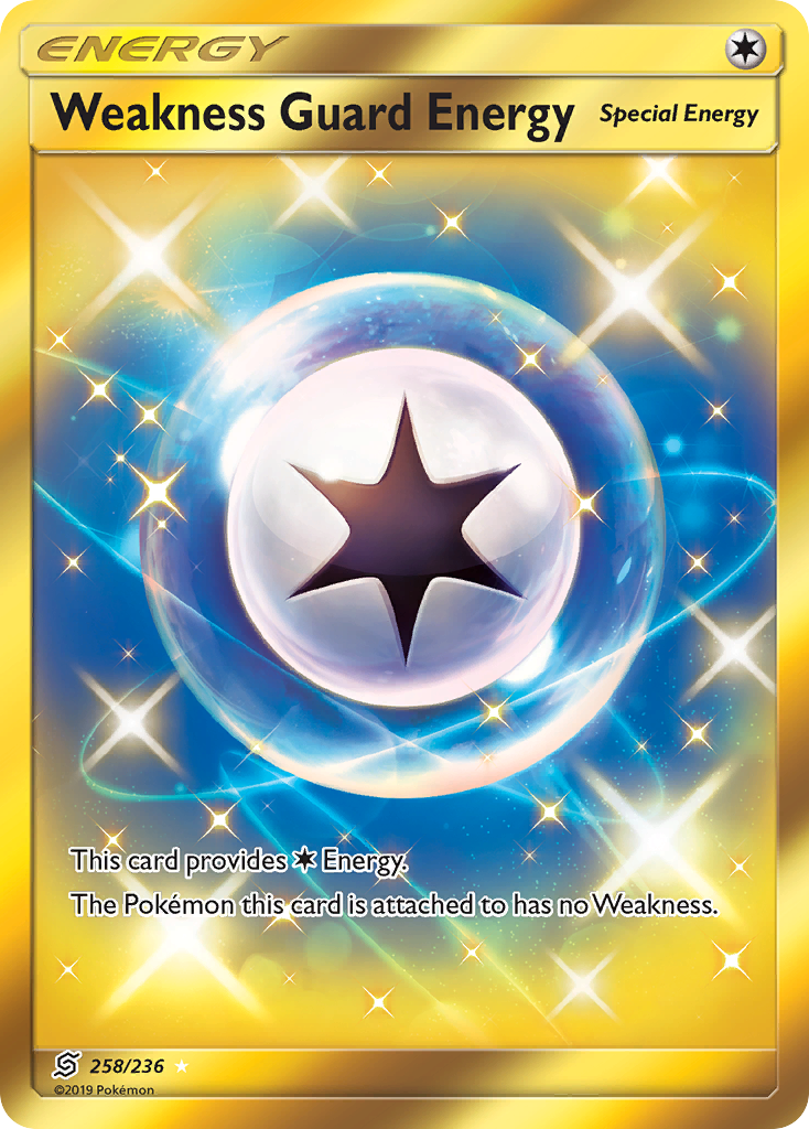 Weakness Guard Energy (258/236) [Sun & Moon: Unified Minds] | Card Merchant Takapuna